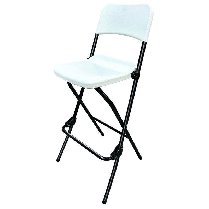 TABOURET HAUT BLANC