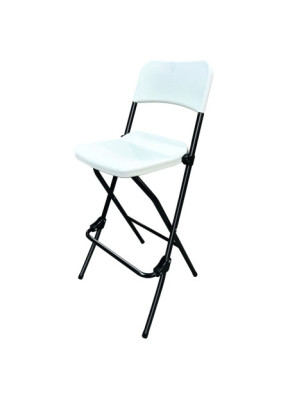 TABOURET HAUT BLANC