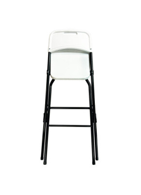 TABOURET HAUT BLANC