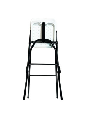 TABOURET HAUT BLANC