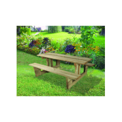 TABLE DE JARDIN AVEC BANCS...