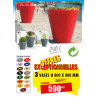 3 JARDINIERES DE COLLECTIVITE VASE DÉCO