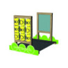 Wagon panneaux ludiques