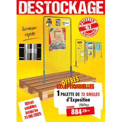 12 GRILLES D'AFFICHAGE