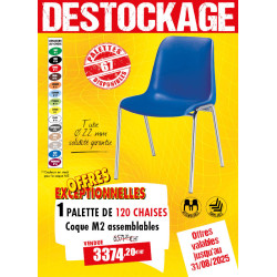 120 CHAISES COQUE M2