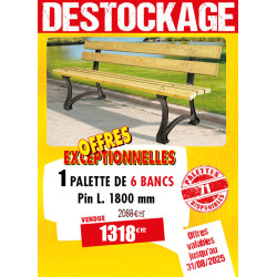 6 BANCS URBAINS MALOU PIN