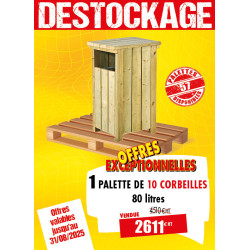 10 CORBEILLES DE RUE...