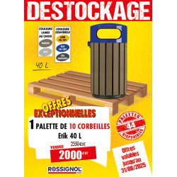10 POUBELLES EXTÉRIEURES...
