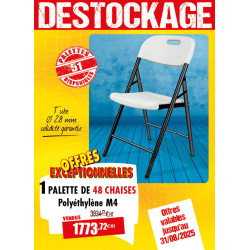48 CHAISES DE COLLECTIVITÉ...