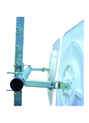 POTEAU ET SUPPORT POUR MIROIR ROUTIER