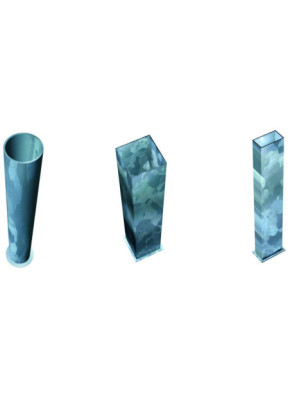 OBTURATEUR POUR POTEAU ACIER