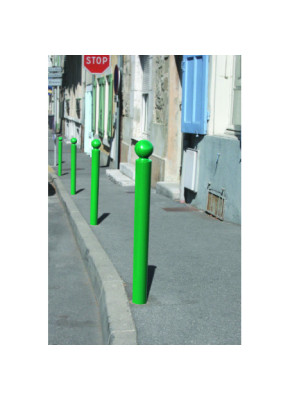 POTELET BOULE ACIER PARIS 130