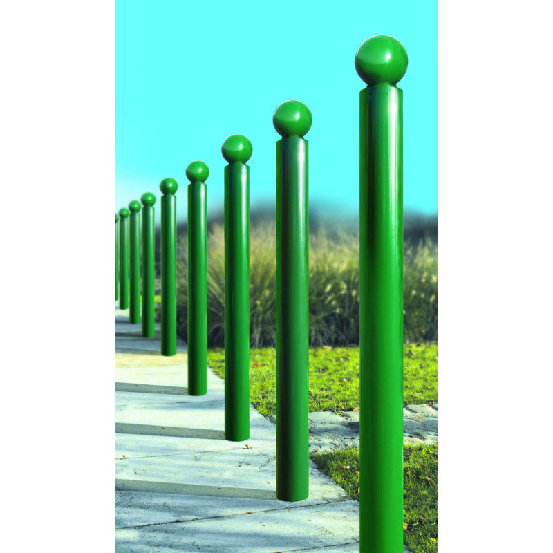 POTELET TROTTOIR FIXE AVEC OU SANS ANNEAUX