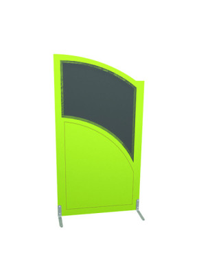 Panneau polycarbonate (haut) + plein