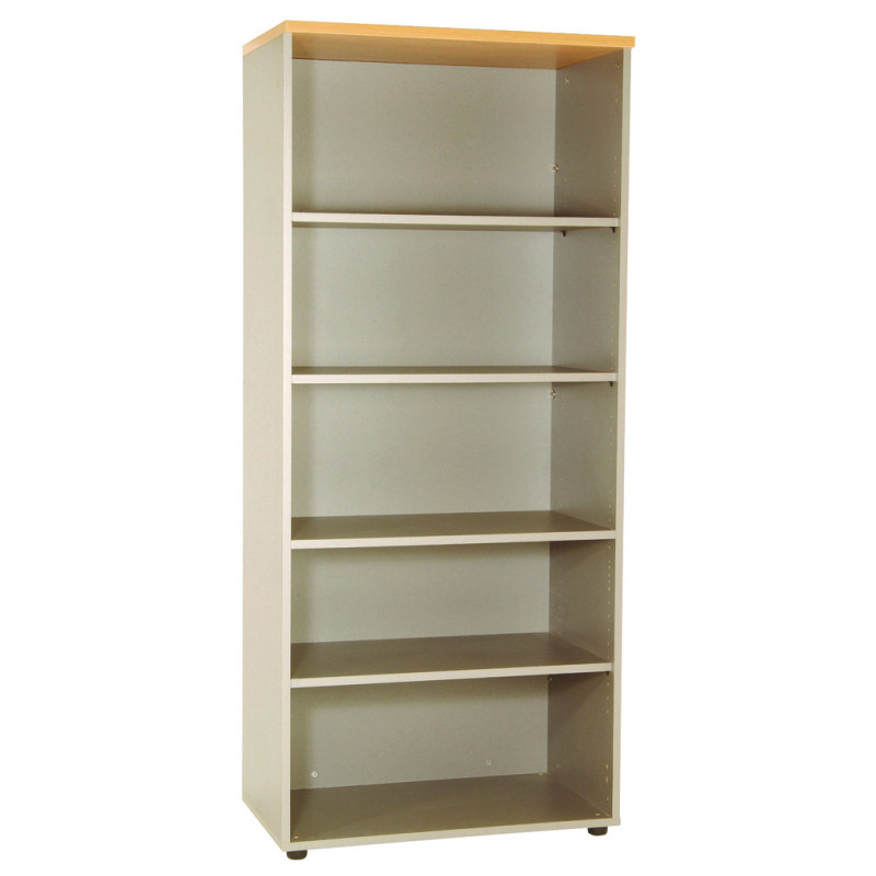 Rayonnage haut 4 tablettes bois