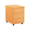 Caisson mobile 3 tiroirs plats