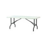 TABLE POLYÉTHYLÈNE BLANCHE PLIANTE