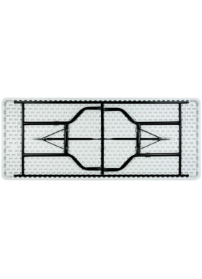 TABLE POLYÉTHYLÈNE BLANCHE PLIANTE