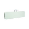 BANC POLYÉTHYLÈNE BLANC PLIANT