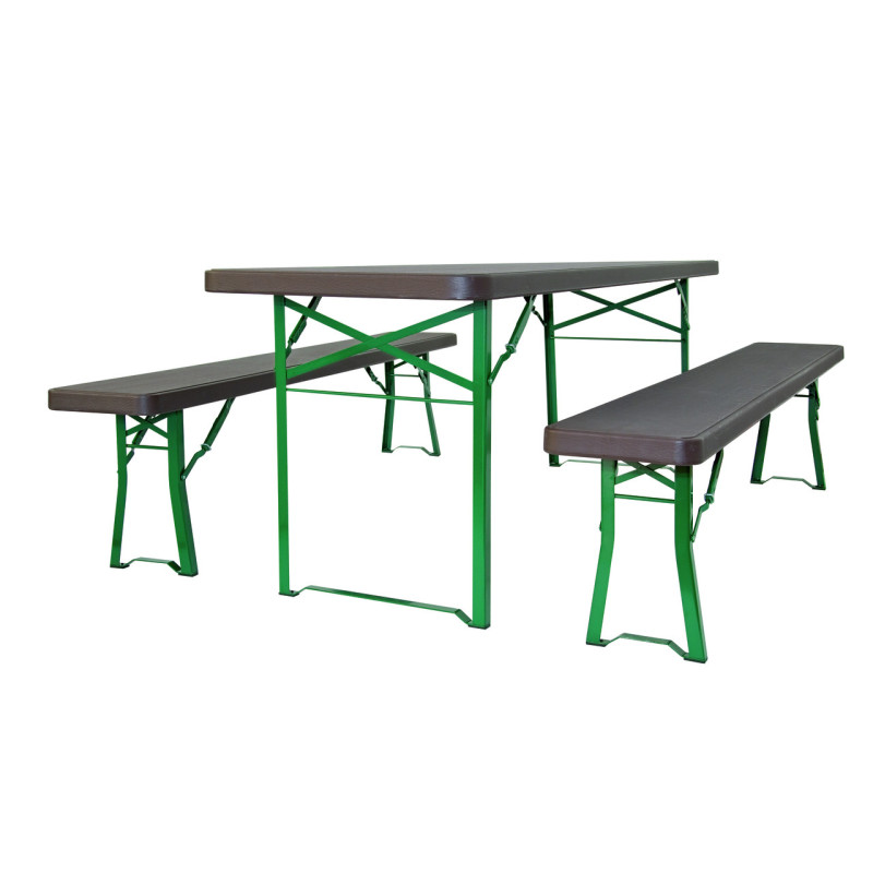 TABLE DE FESTIVITÉS ET BANC POLYÉTHYLÈNE (VENDUS SÉPARÉMENT)