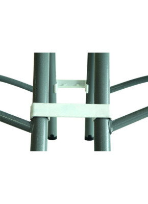 SYSTÈME D'ACCROCHE CHAISE POLYÉTHYLÈNE GRIS PLIANTE