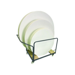 Chariot tables rondes