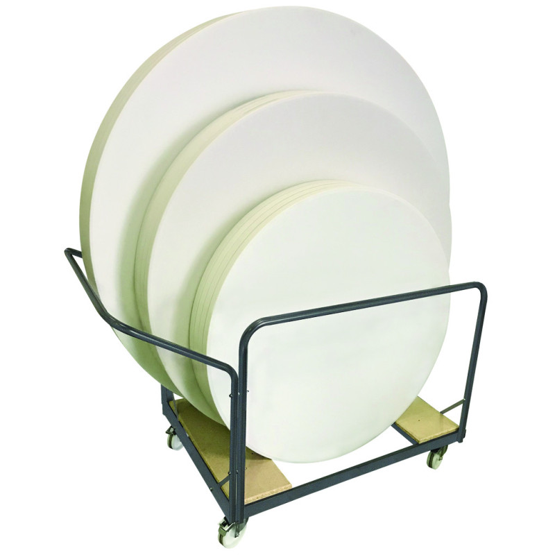 Chariot tables rondes