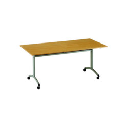 TABLE BASCULANTE À ROULETTES