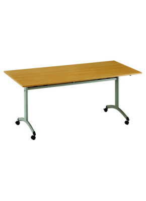TABLE BASCULANTE À ROULETTES