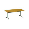 TABLE BASCULANTE À ROULETTES
