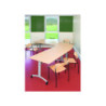 TABLE BASCULANTE À ROULETTES