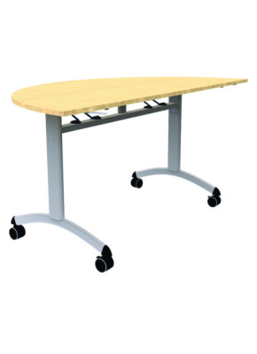 TABLE BASCULANTE À ROULETTES