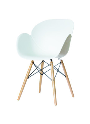 LOT DE 2 CHAISES VISITEUR KIWOOD