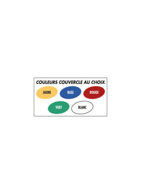CORBEILLE PLASTIQUE À PÉDALE MOBILY 60 L