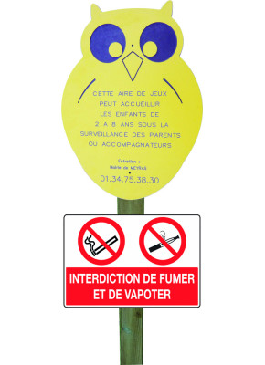 PANNEAU AIRE DE JEUX FIGURINE