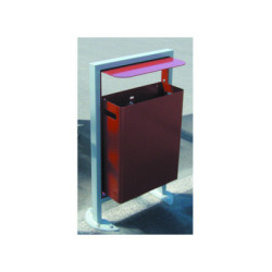 CORBEILLE 44 L POUR ABRI BUS