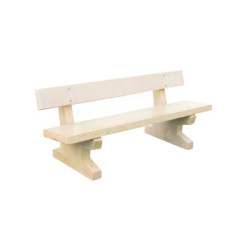 BANC EN BÉTON TREMBLE