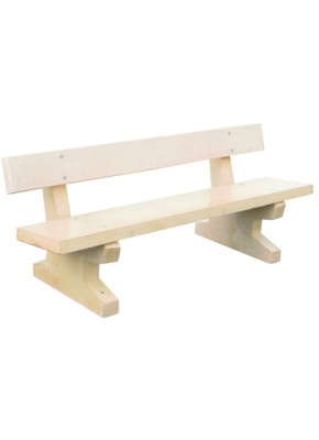 BANC EN BÉTON TREMBLE
