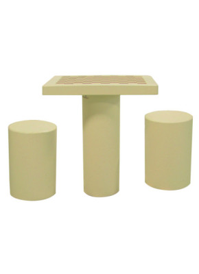 TABLE DE JEUX BÉTON