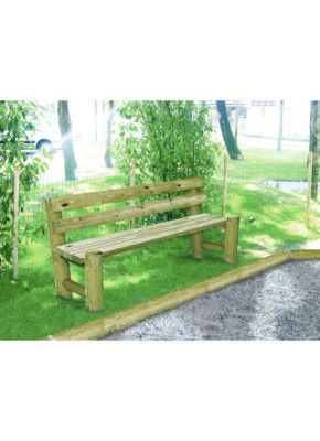 BANC PUBLIC TOUT BOIS LILAS