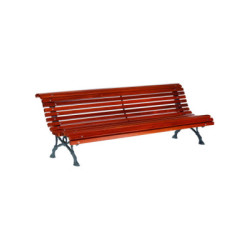 BANC PUBLIC LAMES BOIS MARIE