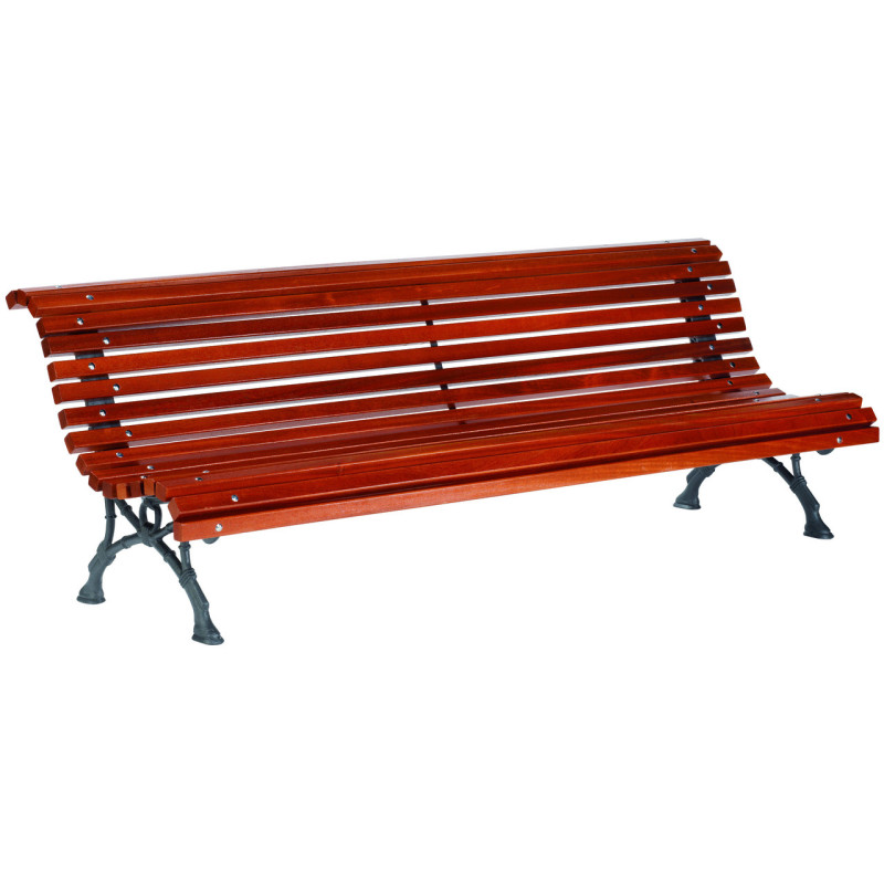 BANC PUBLIC LAMES BOIS MARIE