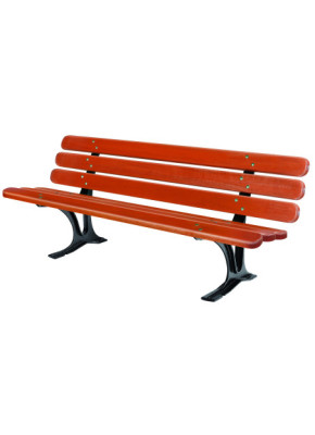 BANC BOIS VALENTIN LAMES ARRONDIES