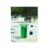Corbeille avec seau 55 L RAL 6005