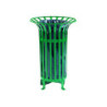 Corbeille avec porte sac 65 L RAL 6005