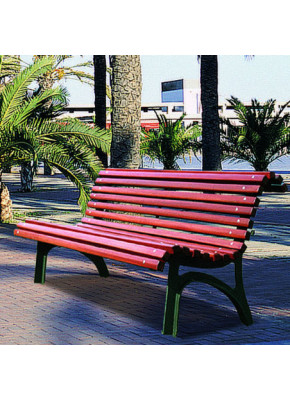 BANC EXTÉRIEUR BOIS CENTRE