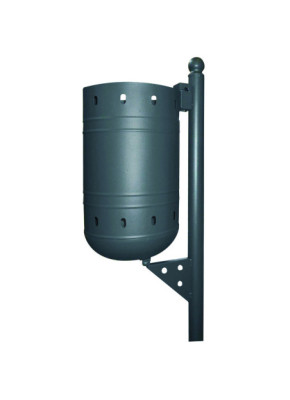 CORBEILLE URBAINE STYLE SUR POTEAU 40 L