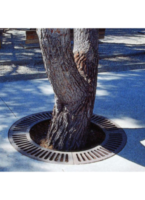 GRILLE CONTOUR D'ARBRE RONDE