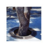 GRILLE CONTOUR D'ARBRE RONDE