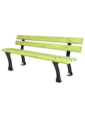 BANC BOIS MALOU PIN 4 PIEDS